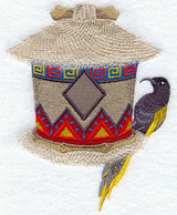 East African Birdhouse with Golden-winged Sunbird