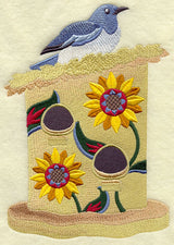 Mexican Birdhouse with Mexican Jay