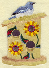 Mexican Birdhouse with Mexican Jay