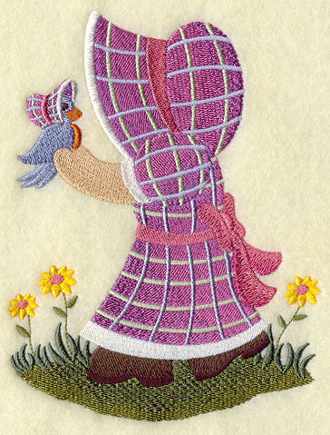 Bird Lover Sunbonnet Sue