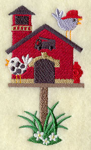 Fire Station Birdhouse