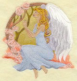 Art Nouveau Praying Angel Circle