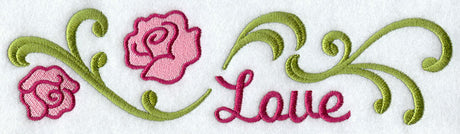 Rose Border - Love