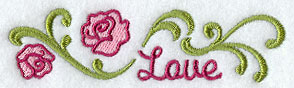 Rose Border - Love