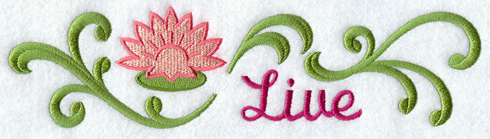 Water Lily Border - Live