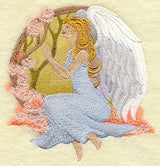 Art Nouveau Praying Angel Circle