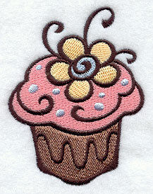 Delectable Flower Cupcake