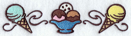 Delectable Ice Cream Border