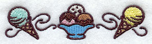 Delectable Ice Cream Border