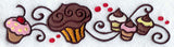 Delectable Cupcake Border