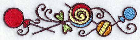Delectable Lollipop Border