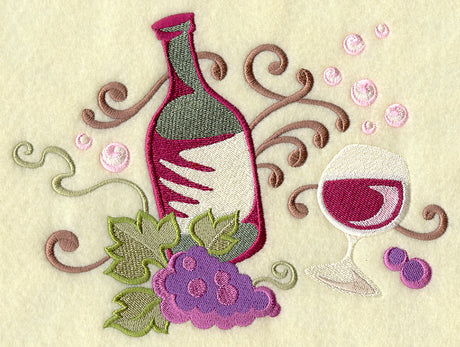 Whimsical Wine Bottle