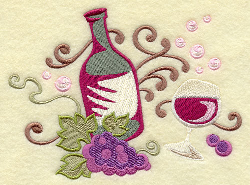 Whimsical Wine Bottle