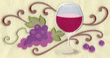 Whimsical Wine Rectangle