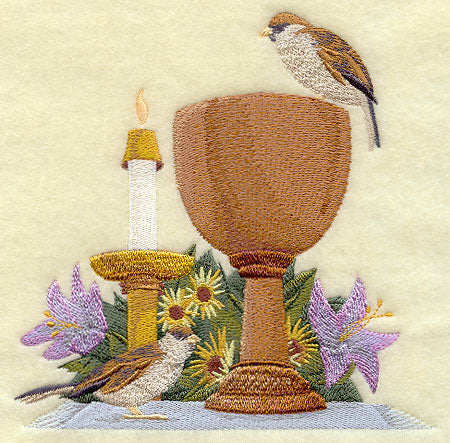 Chalice and Sparrows