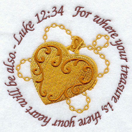 Luke 12:34 - Locket