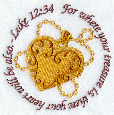 Luke 12:34 - Locket