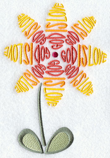 God Is Love Flower