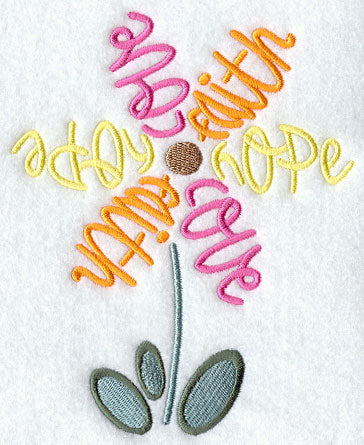 Faith, Hope, Love Flower