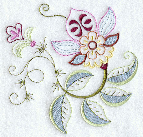 Vintage Jacobean Flower 3