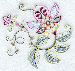 Vintage Jacobean Flower 3