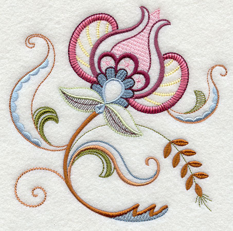 Vintage Jacobean Flower 4