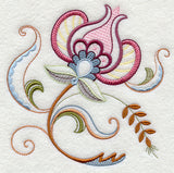 Vintage Jacobean Flower 4