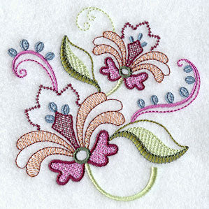 Vintage Jacobean Flower 6