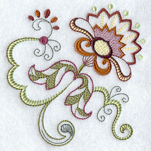 Vintage Jacobean Flower 7