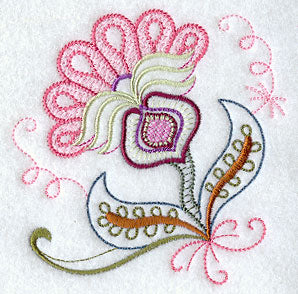 Vintage Jacobean Flower 8