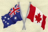 Australian & Canadian Paired Flags