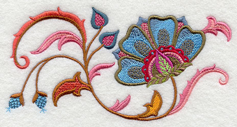 Jubilant Jacobean Bloom Rectangle 2