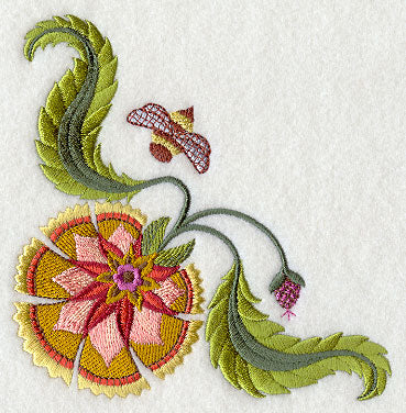 Jubilant Jacobean Bloom Corner 1