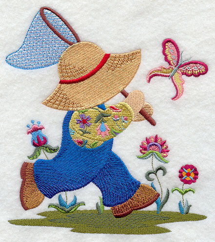 Fisherman Fred with Jacobean Flowers