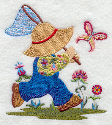 Fisherman Fred with Jacobean Flowers