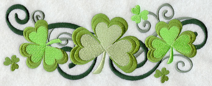 Swirling Shamrocks Trio