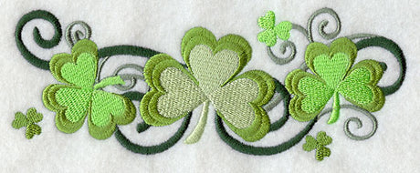 Swirling Shamrocks Trio