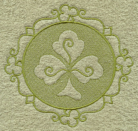 Fancy Shamrock (Embossed)