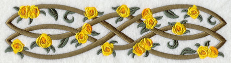 Celtic Roses Thin Border