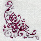 Fluttering Filigree Corner