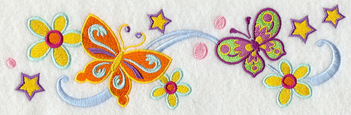 Social Butterfly Border