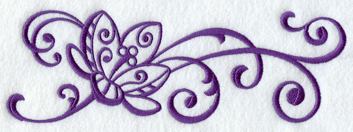 Floral Filigree Border