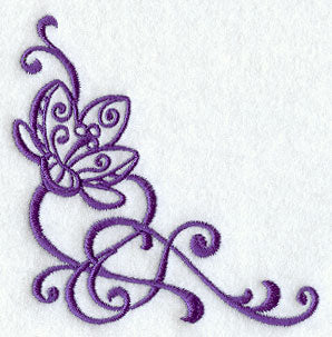 Floral Filigree Corner