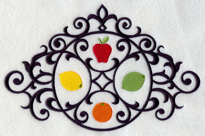 Wrought Iron Fruit Medley