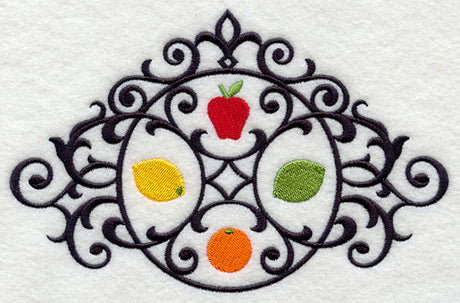 Wrought Iron Fruit Medley