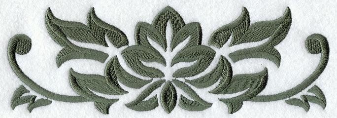 Dainty Floral Damask Border