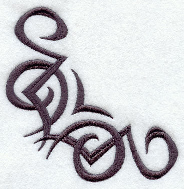 Tribal Swirls Corner