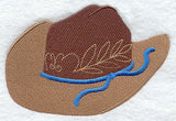 Leather Tooled Cowboy Hat