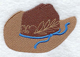 Leather Tooled Cowboy Hat