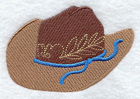 Leather Tooled Cowboy Hat